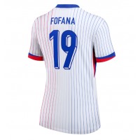 France Youssouf Fofana #19 Replica Away Shirt Ladies Euro 2024 Short Sleeve